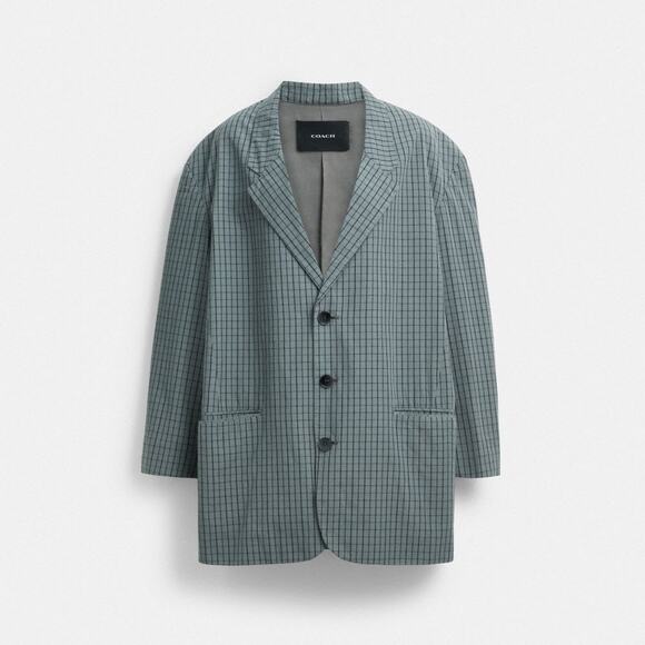 Coach Grey Blazer - Picture 10 of 10